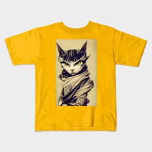 A noble cat Kids T-Shirt